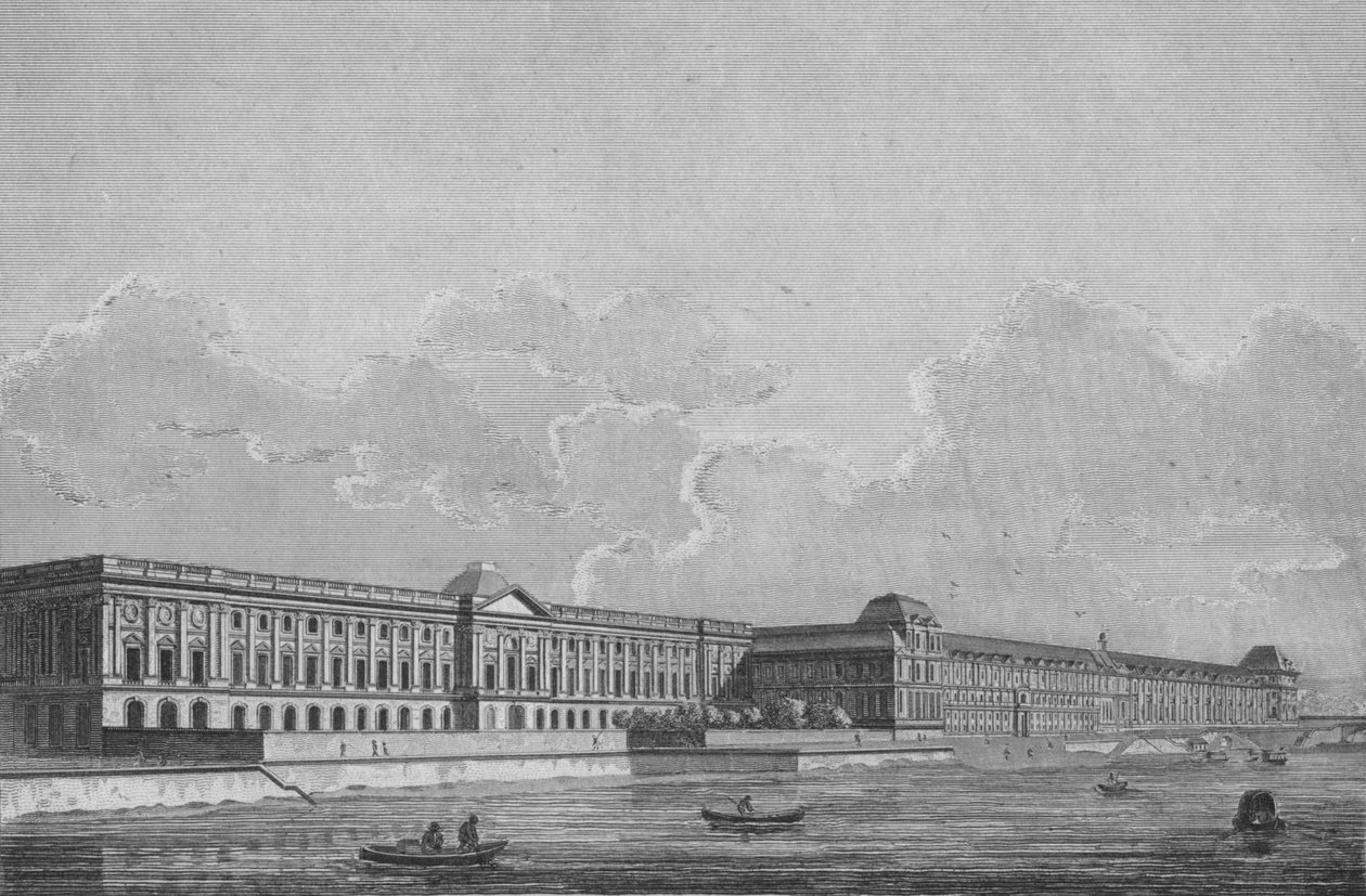 Louvren, c1700-talet. av James Basire I