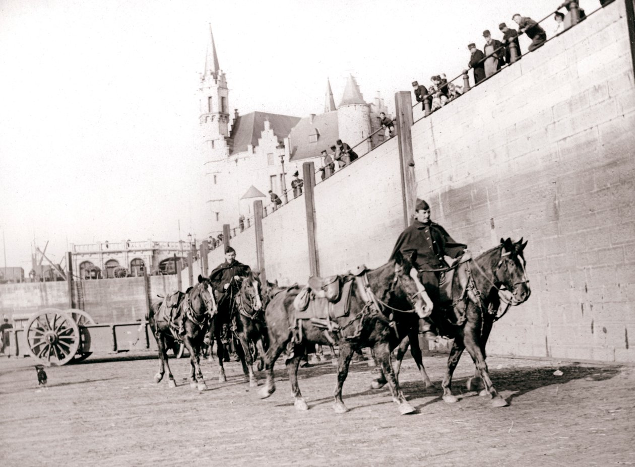 Ryttare, Antwerpen, 1898. av James Batkin