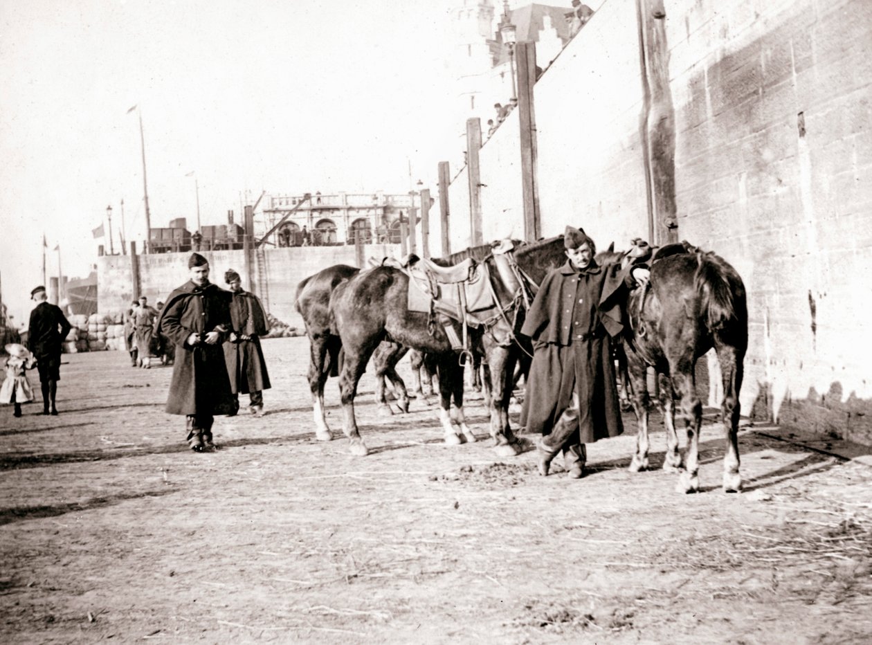 Ryttare, Antwerpen, 1898. av James Batkin