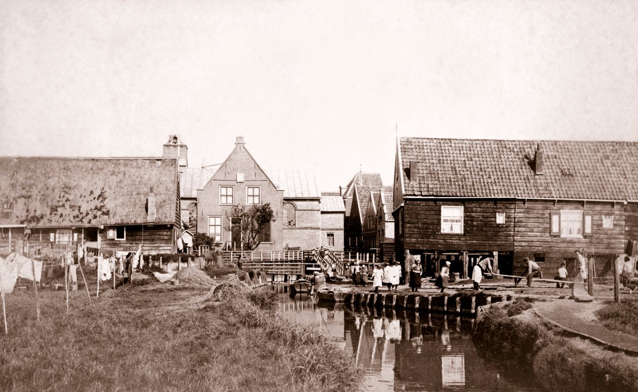 Marken Island, Nederländerna, 1898. av James Batkin