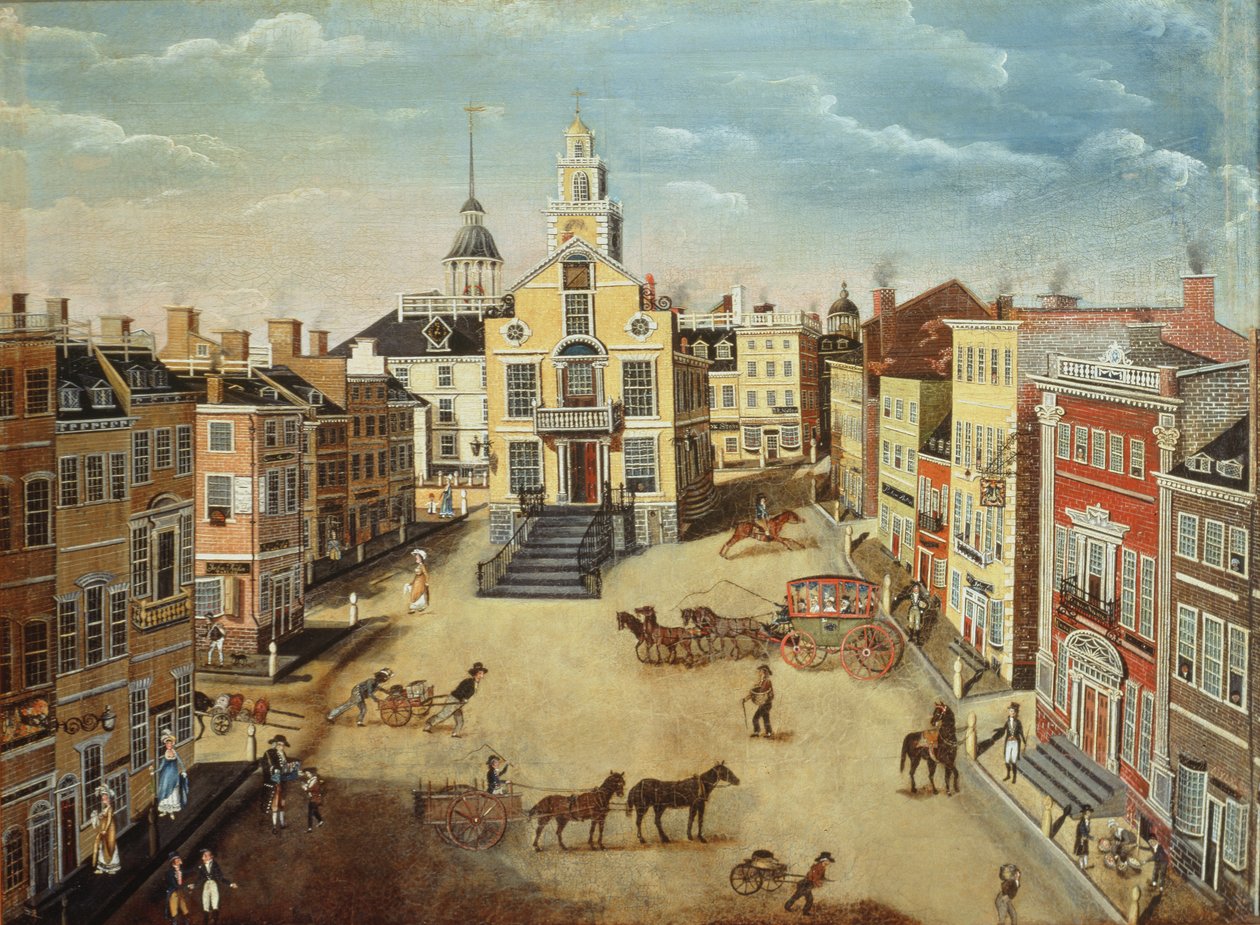 Old State House, Boston av James Brown Marston