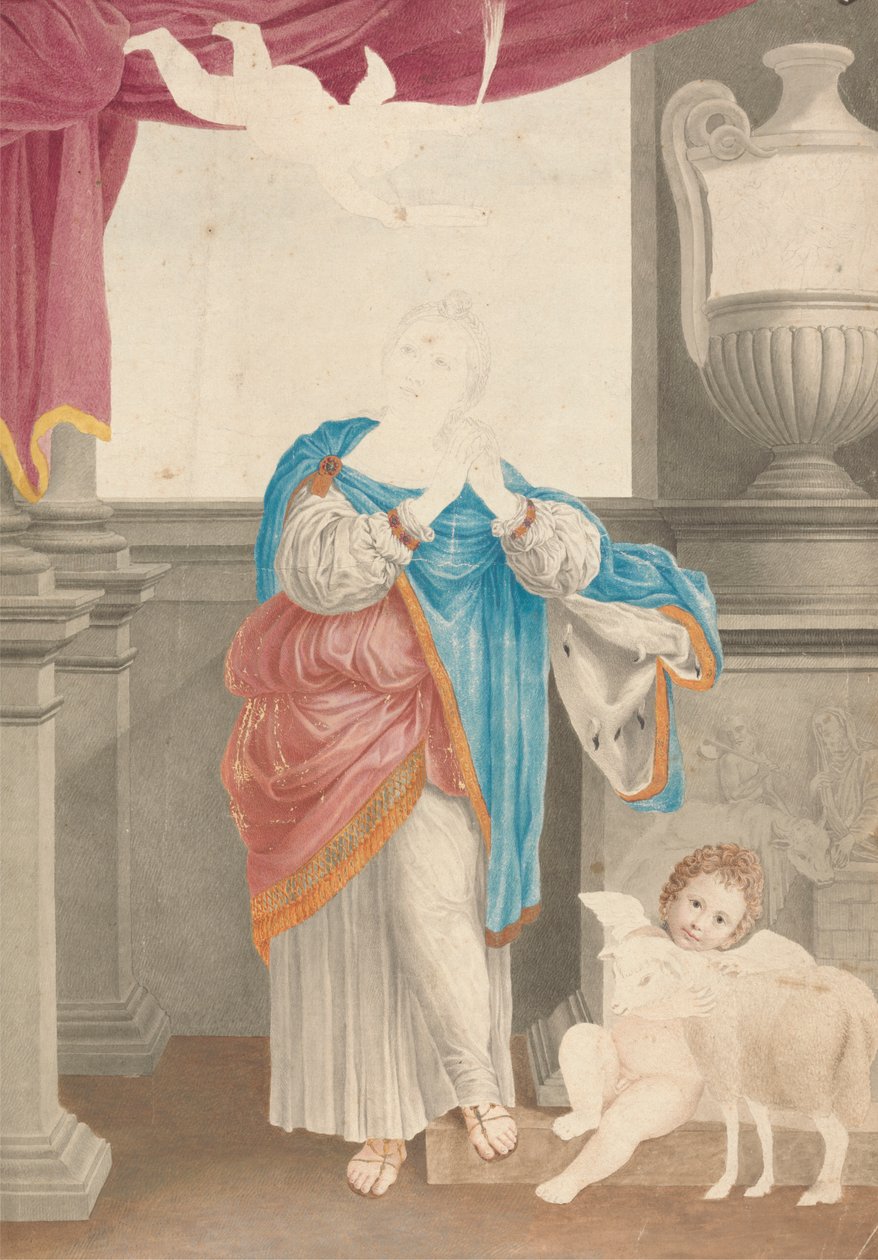 St. Agnes (efter Domenichino) av James Bruce