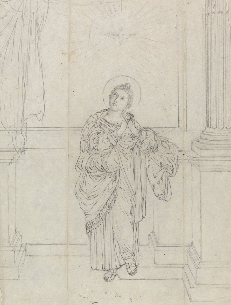 St Agnes (efter Domenichino) av James Bruce