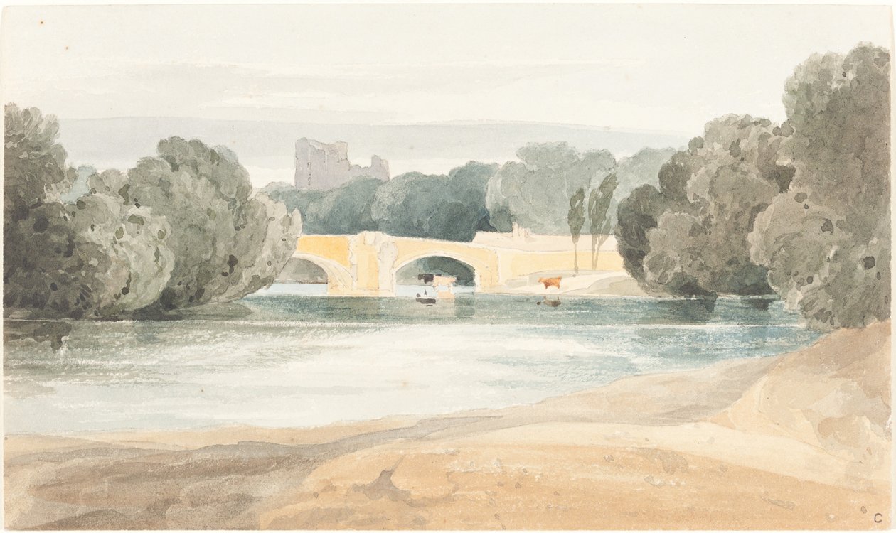 Bron vid Knaresborough, ca. 18021804. av James Bulwer