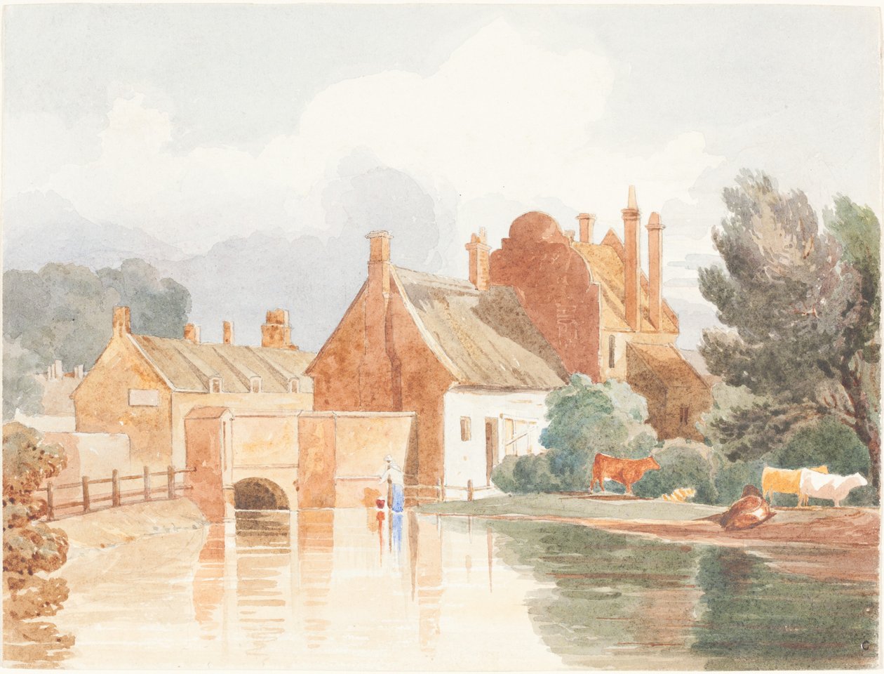 På Bure, nära Aylsham, Norfolk. av James Bulwer