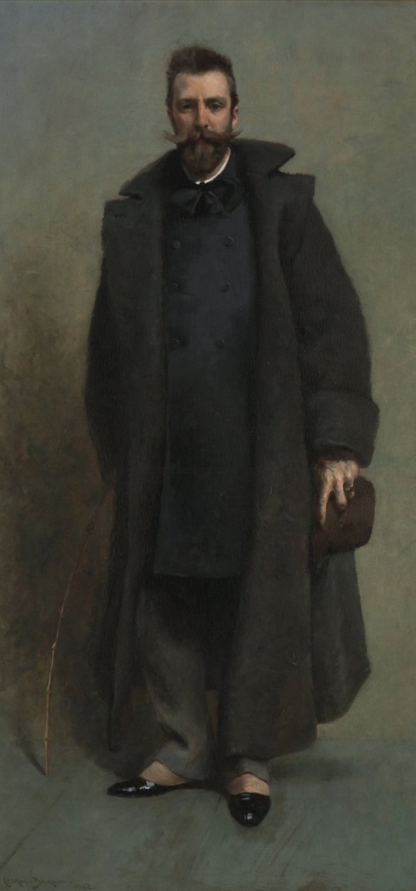 Porträtt av William Merritt Chase av James Carroll Beckwith