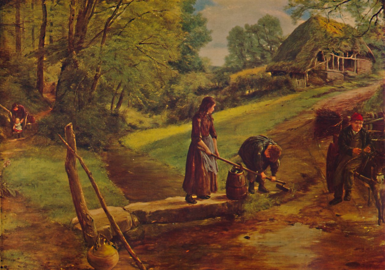 A Devonshire Stream, 1864, 1935 av James Clarke Hook