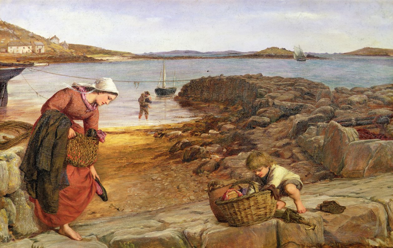 Avresa vid lågvatten av James Clarke Hook