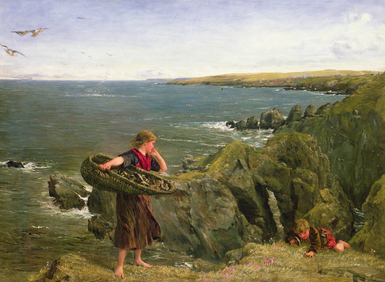 Svampsamlare, 1800-talet av James Clarke Hook