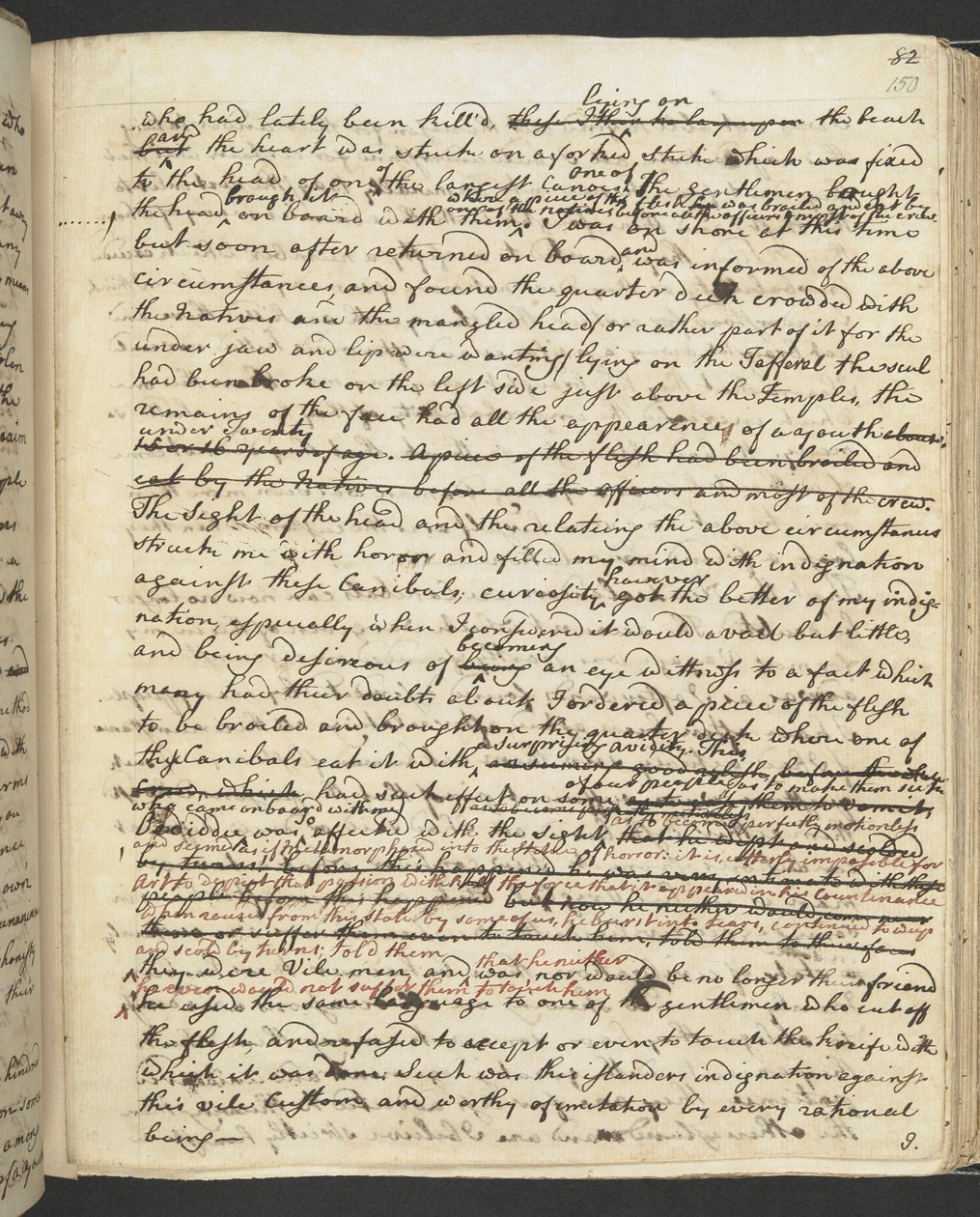 Lägg till MS 27888 f.150r Captain Cook