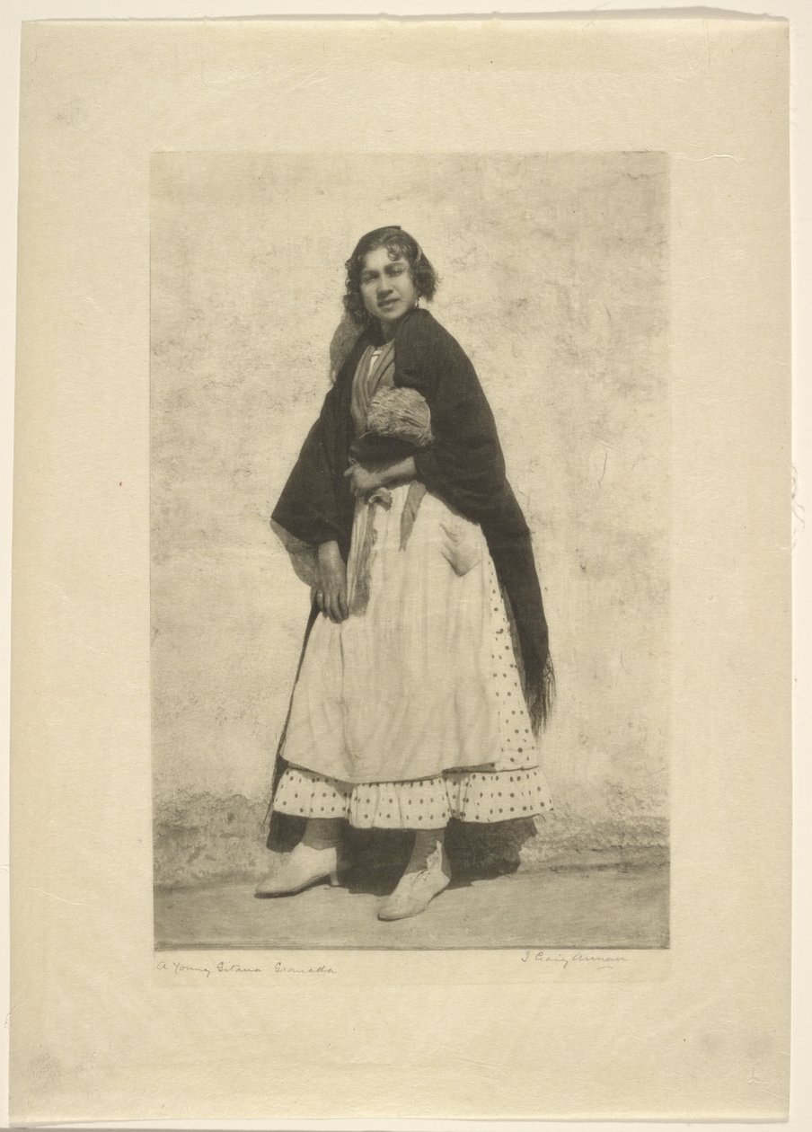 En ung gitana, Granada av James Craig Annan