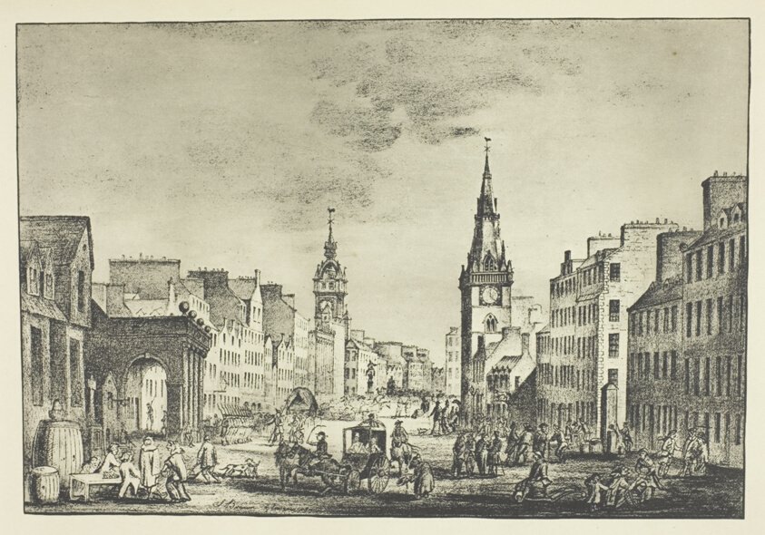 Trongate i den gamla tiden av James Craig Annan