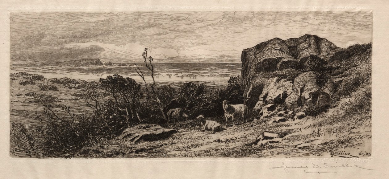 Vid Marblehead Neck, 1883. av James David Smillie