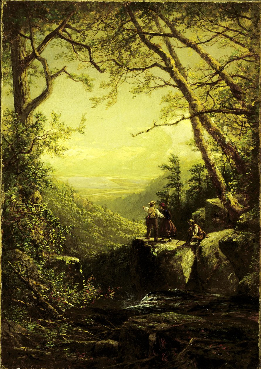 Kaaterskill Clove, januari 1865, 1865. av James David Smillie