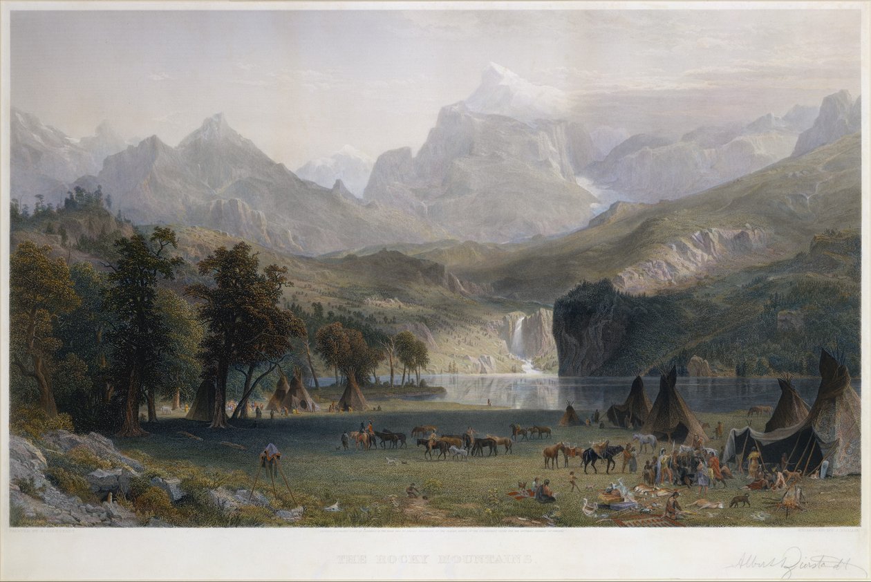 Klippiga bergen, Lander