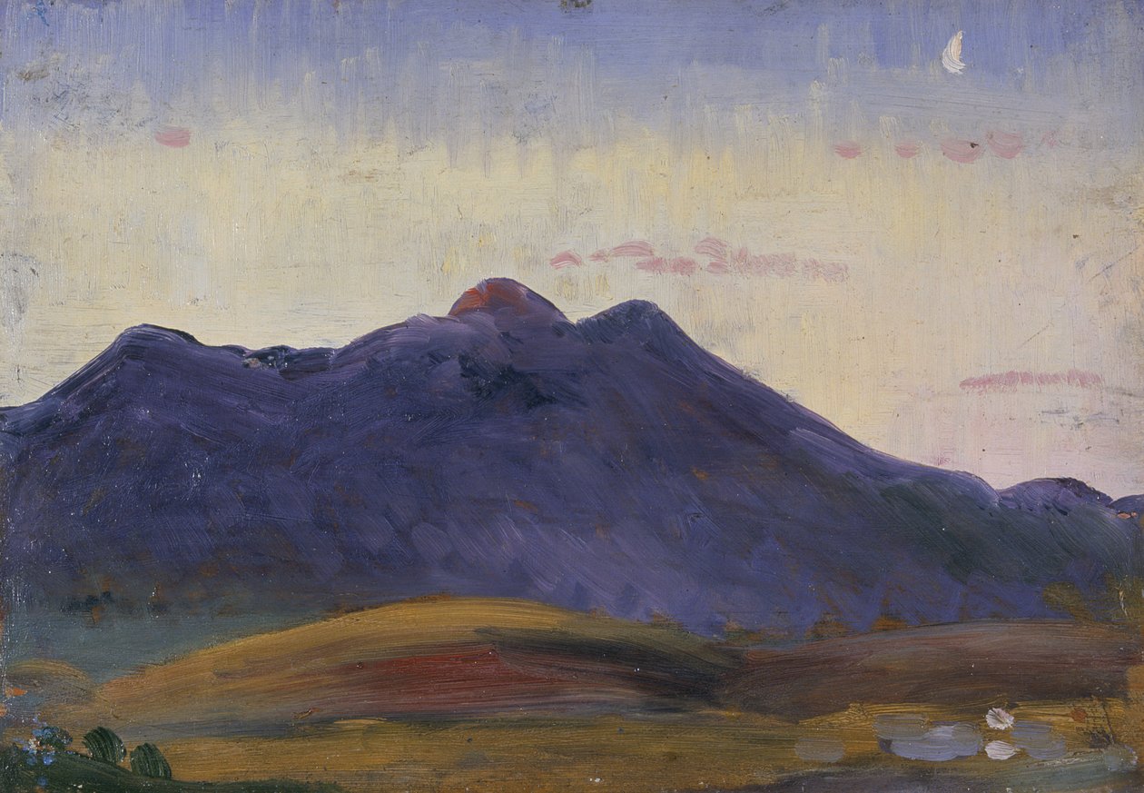 Arenig (olja på pannå) av James Dickson Innes