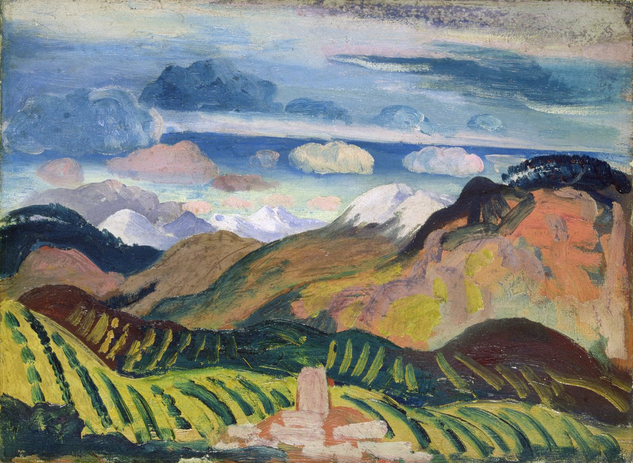 Vernet (Provencalskt landskap) av James Dickson Innes