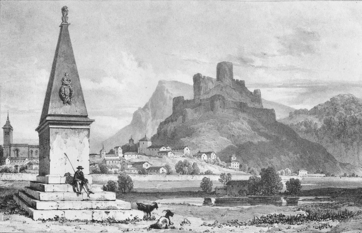 Almanza. Slagfältet, 1823. av James Duffield Harding