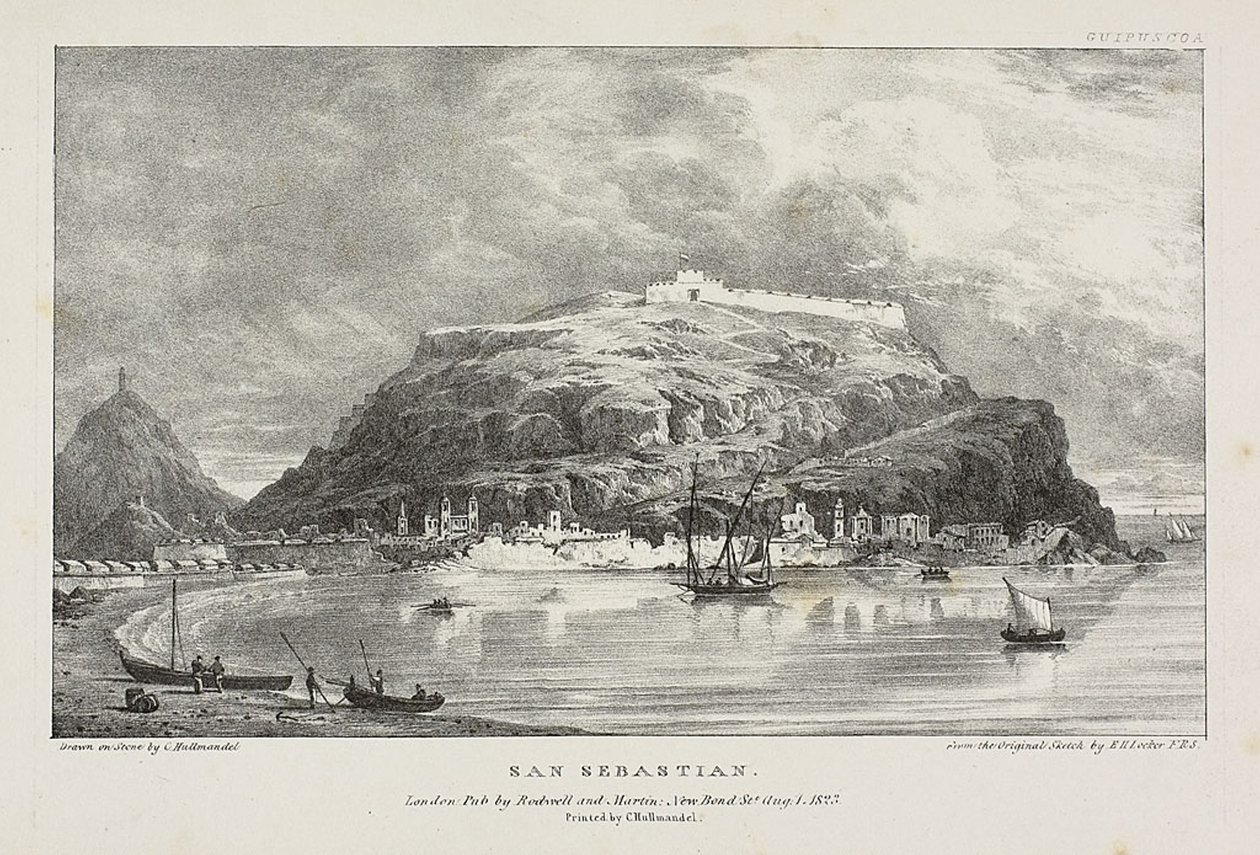 San Sebastian av James Duffield Harding