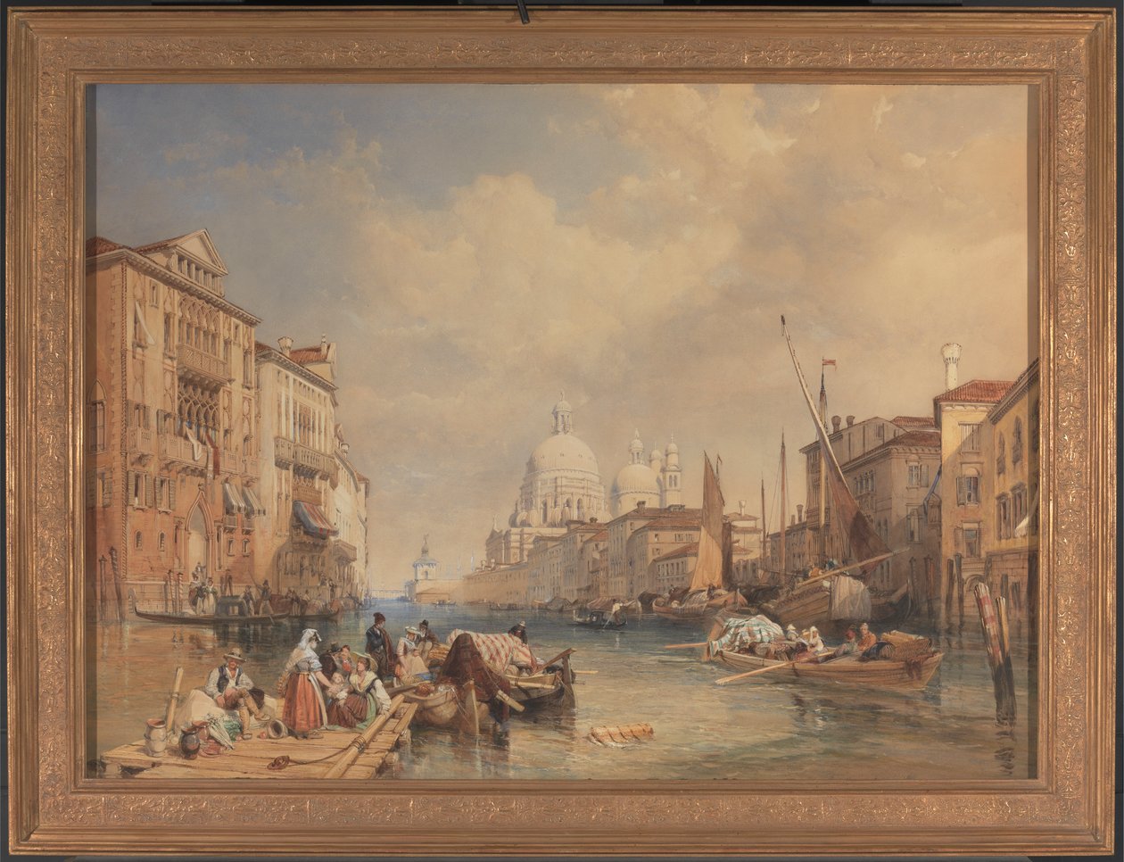 Canal Grande, Venedig av James Duffield Harding