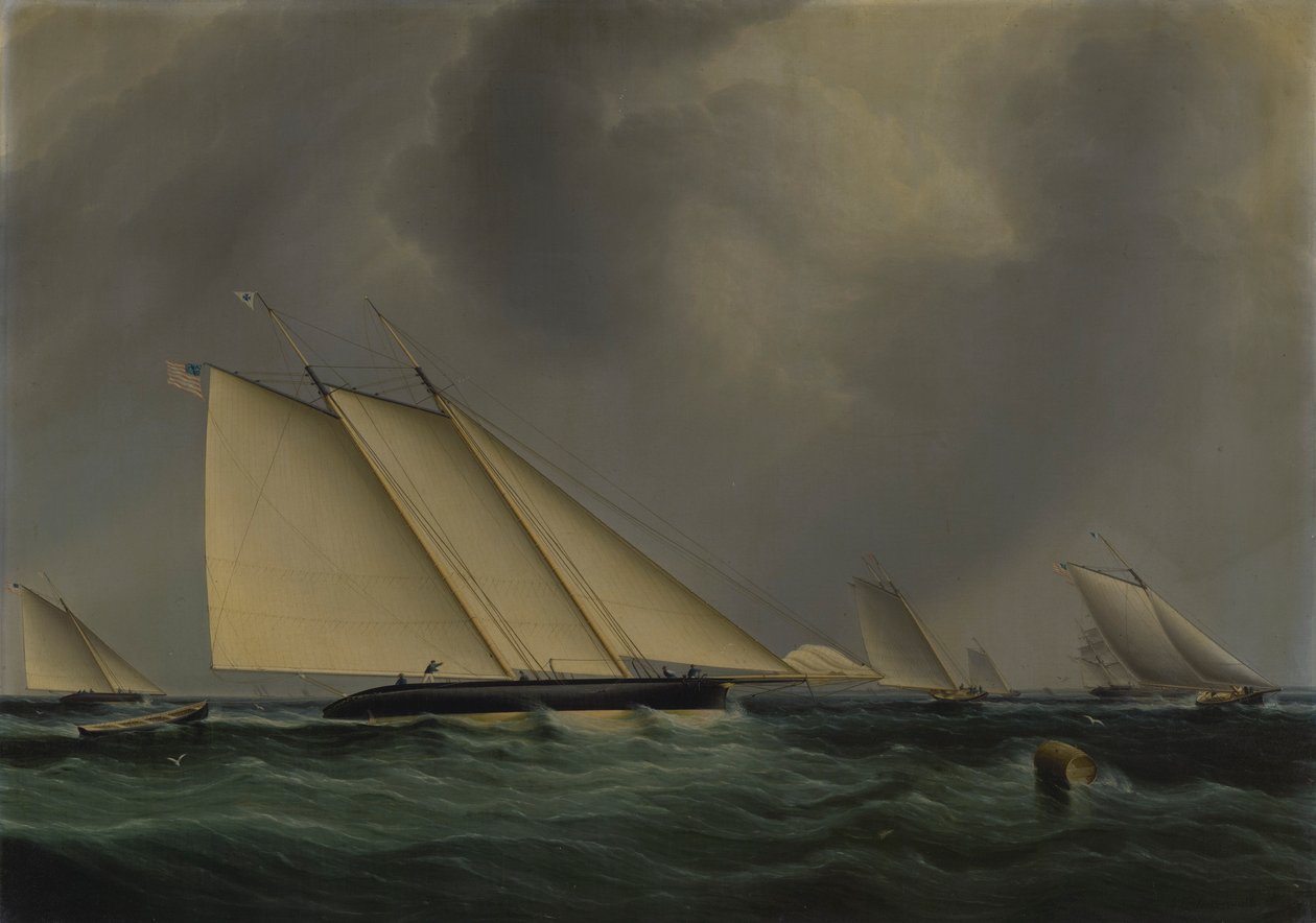 Yachtrace av James E. Buttersworth