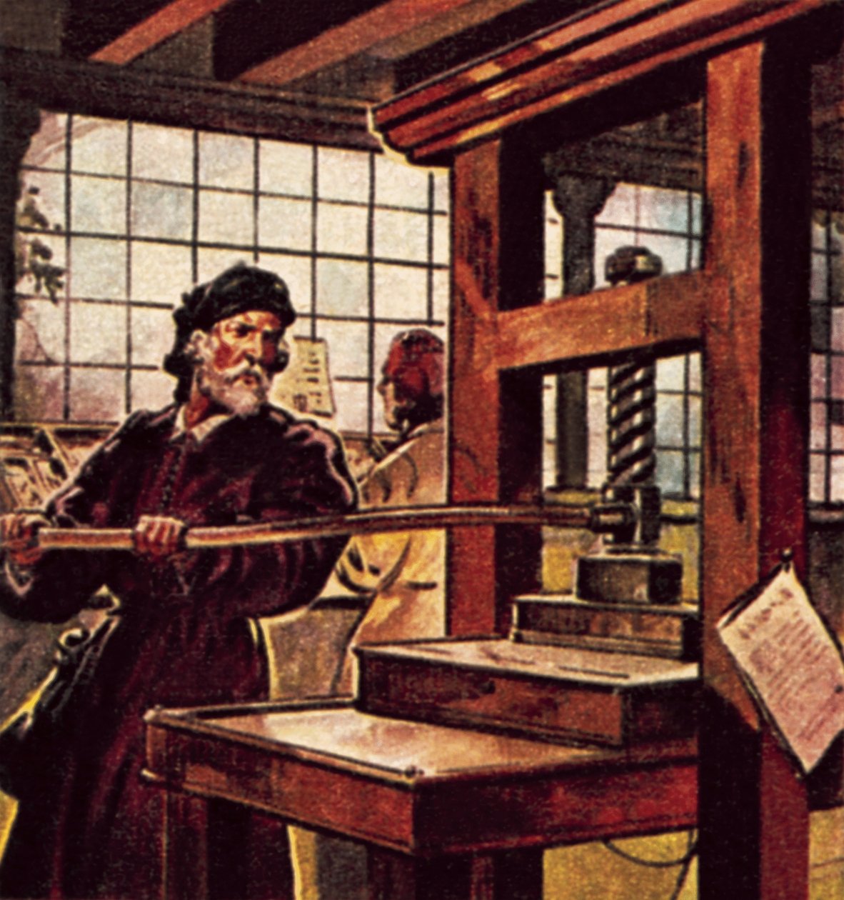 Caxtons tryckpress av James Edwin McConnell