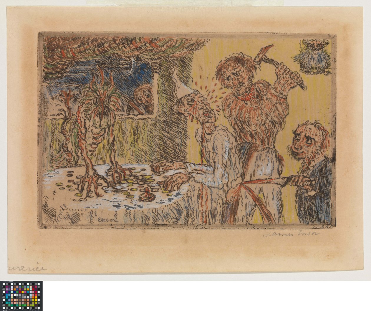 Avarice av James Ensor