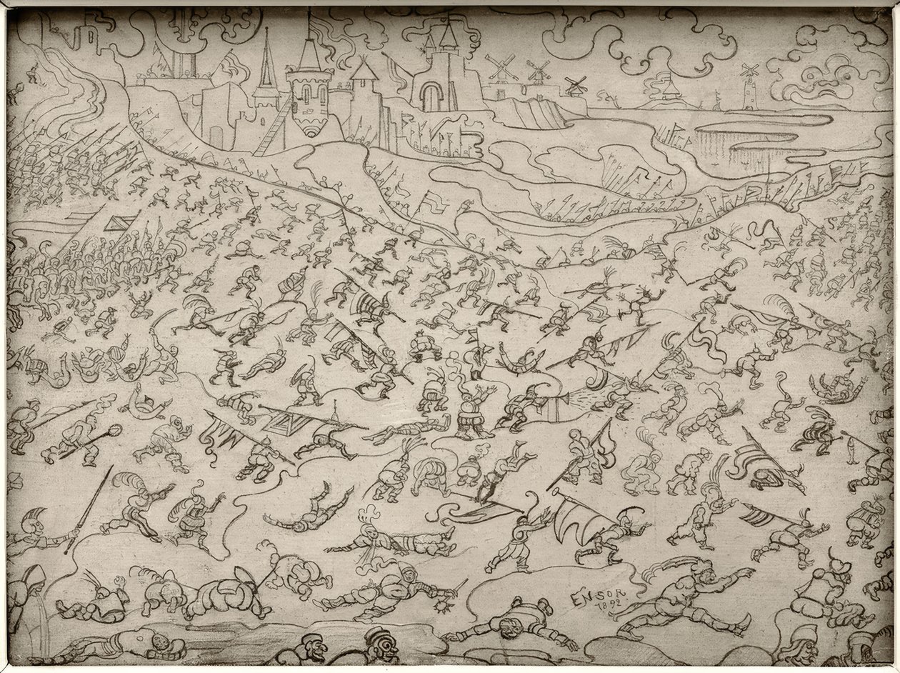 De laglösa legosoldaterna av James Sidney Ensor