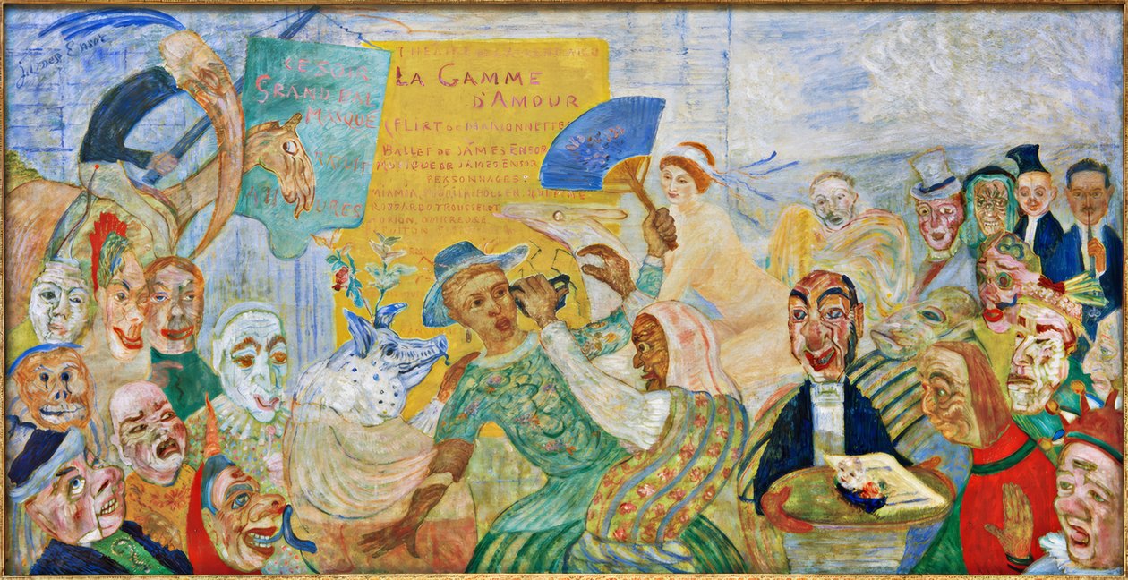 Den avrivna masken av James Sidney Ensor