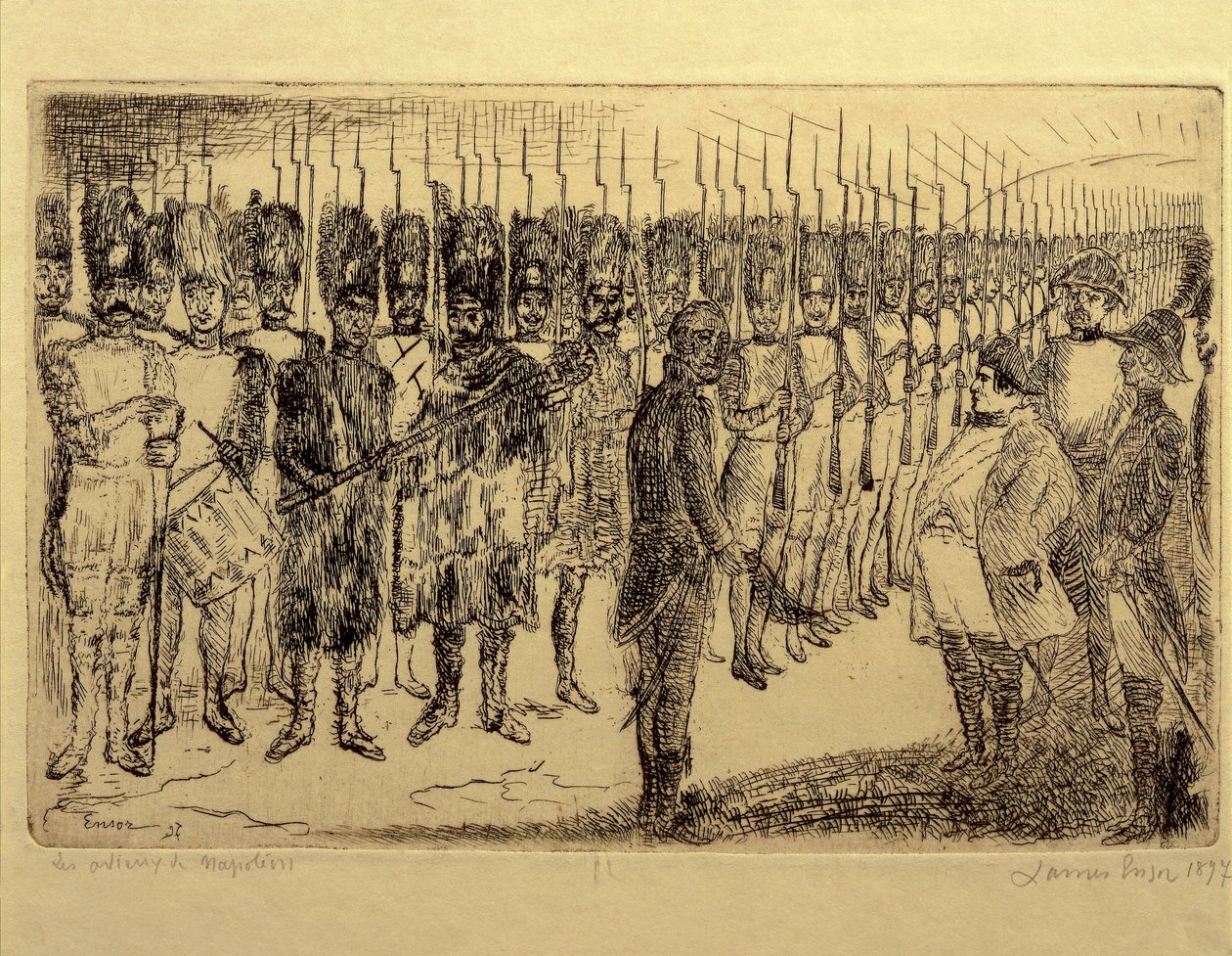 Frankrike, Napoleons farväl av James Ensor