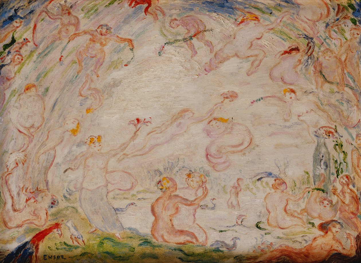 Gester av nymfer; Nymfers gester av James Ensor