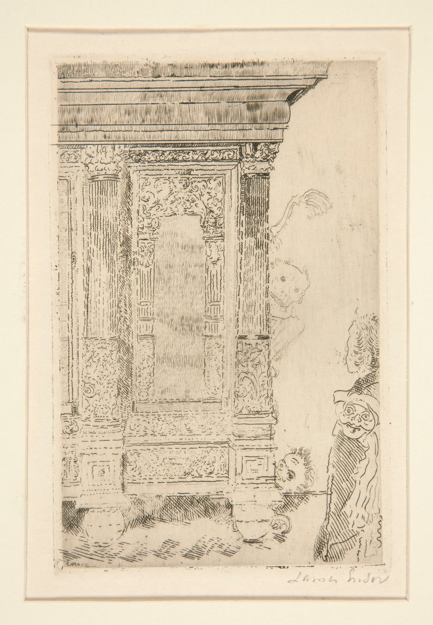 Le meuble hant? (The Haunted Furniture) av James Ensor
