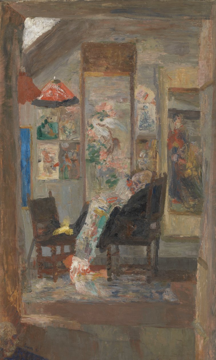 Skelett tittar på kinoserier av James Ensor