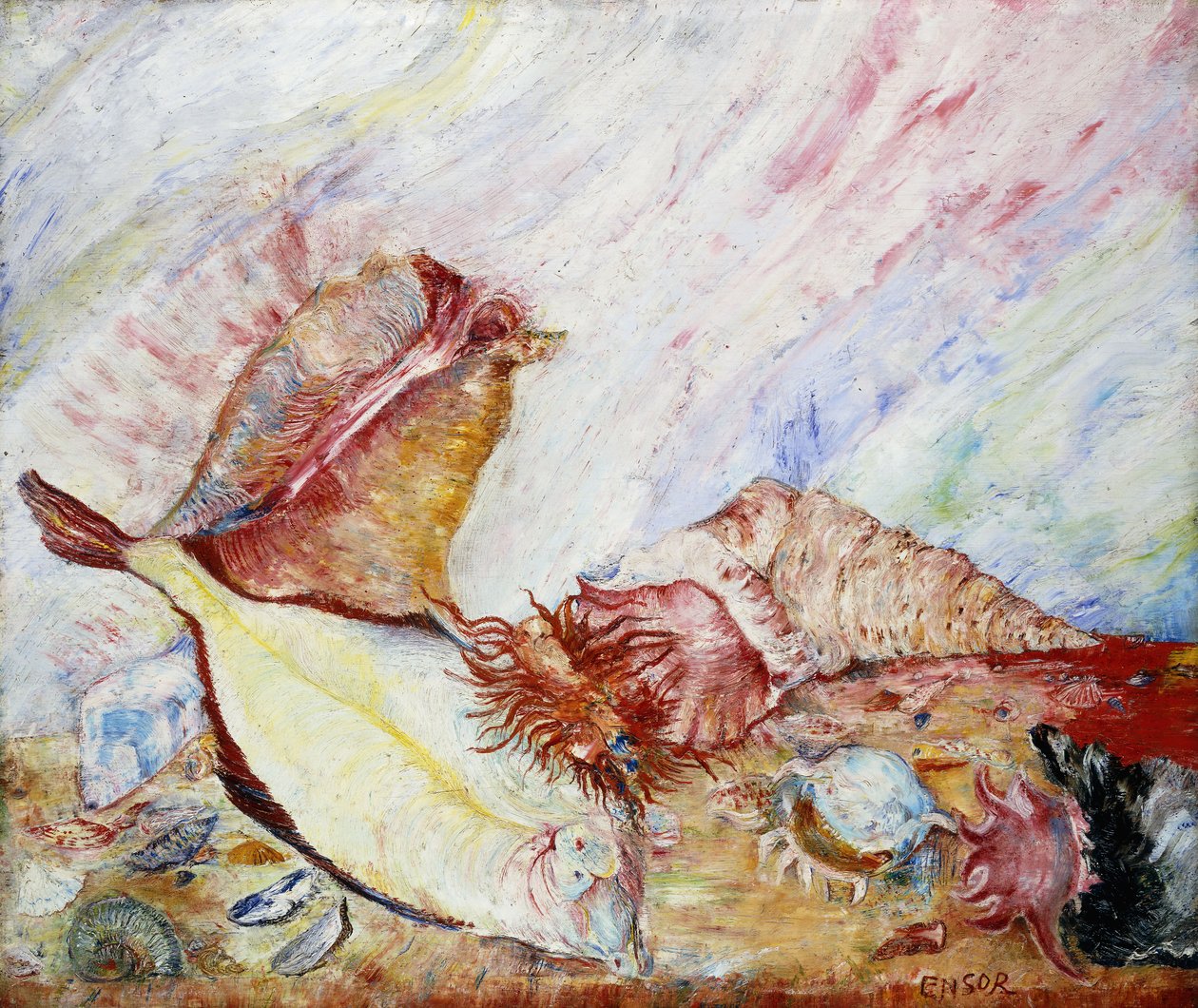 Fortfarande liv; Stilleben av James Ensor