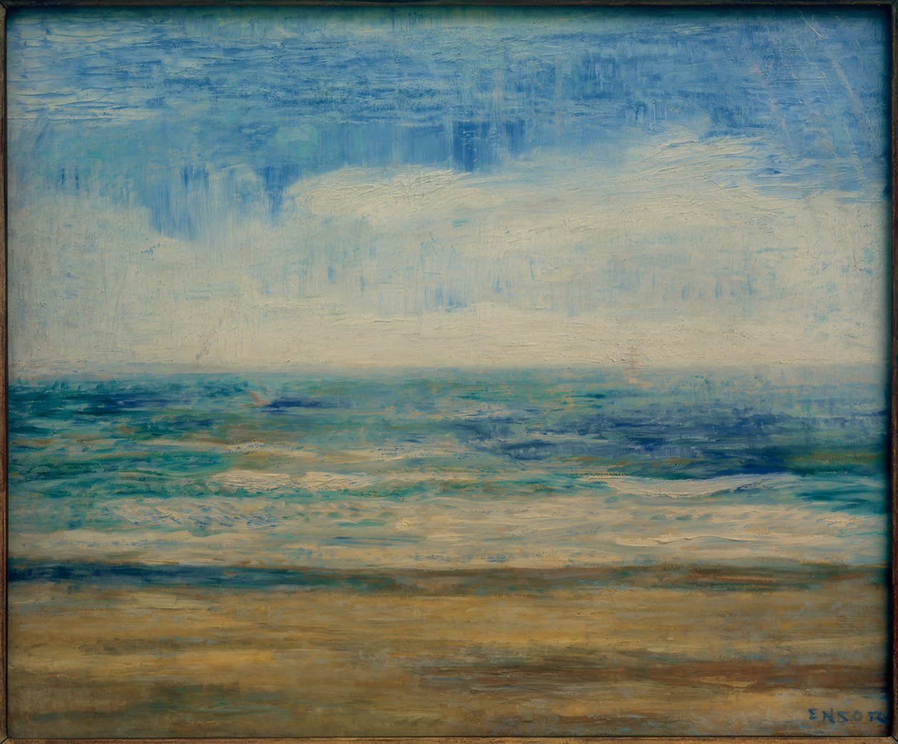 Ostend Beach av James Sidney Ensor