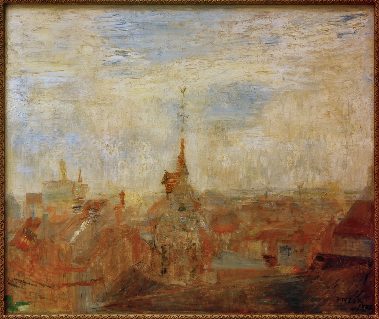 Dina tak i Oostende av James Sidney Ensor