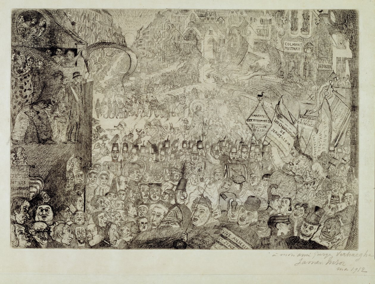 Kristi inträde i Bryssel av James Ensor