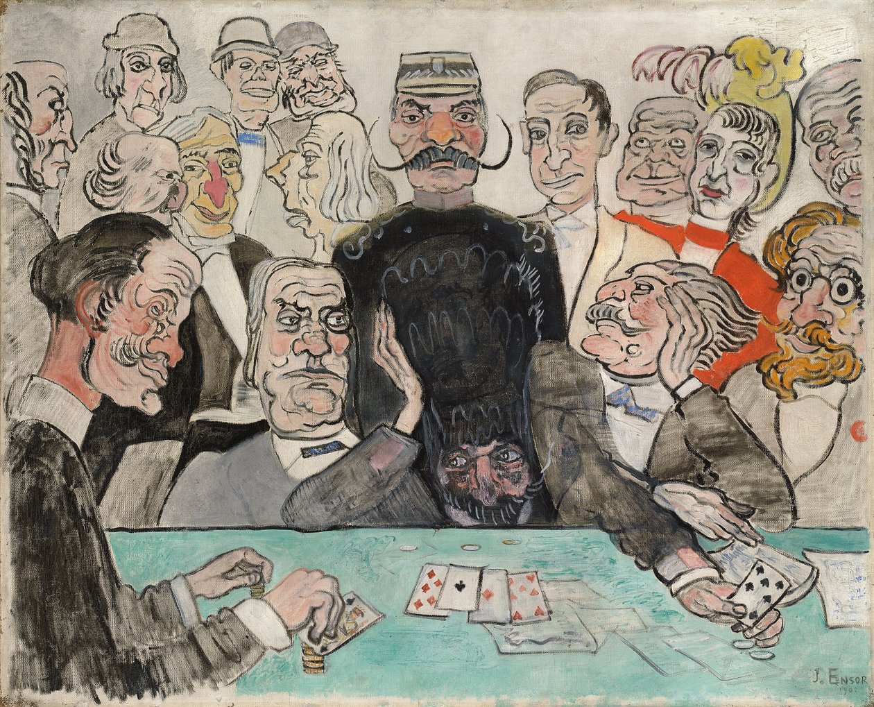Spelarna; Spelarna av James Ensor