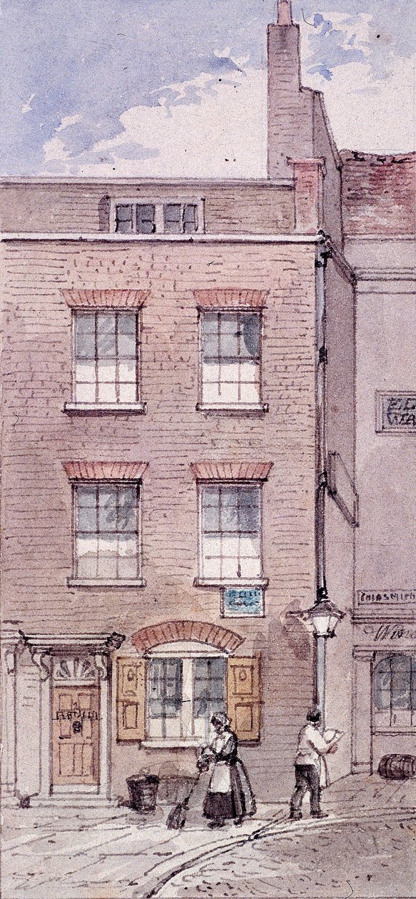 Gunpowder Alley, London, c1850 av James Findlay