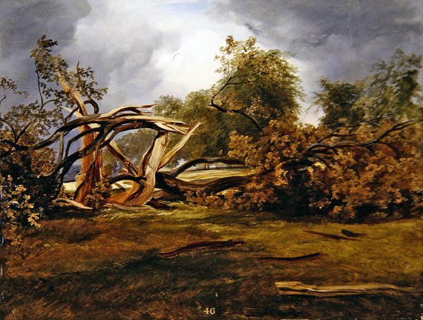 The Blasted Oak (olja ombord) av James Giles