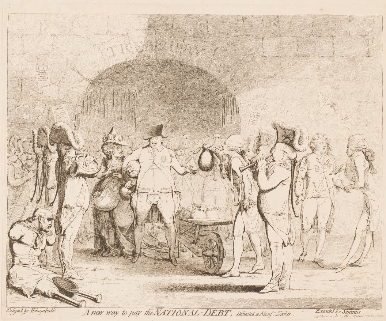 Ett nytt sätt att betala statsskulden av James Gillray