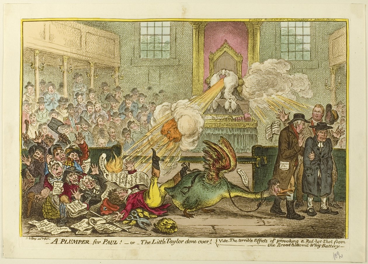 En plumper för Paul av James Gillray