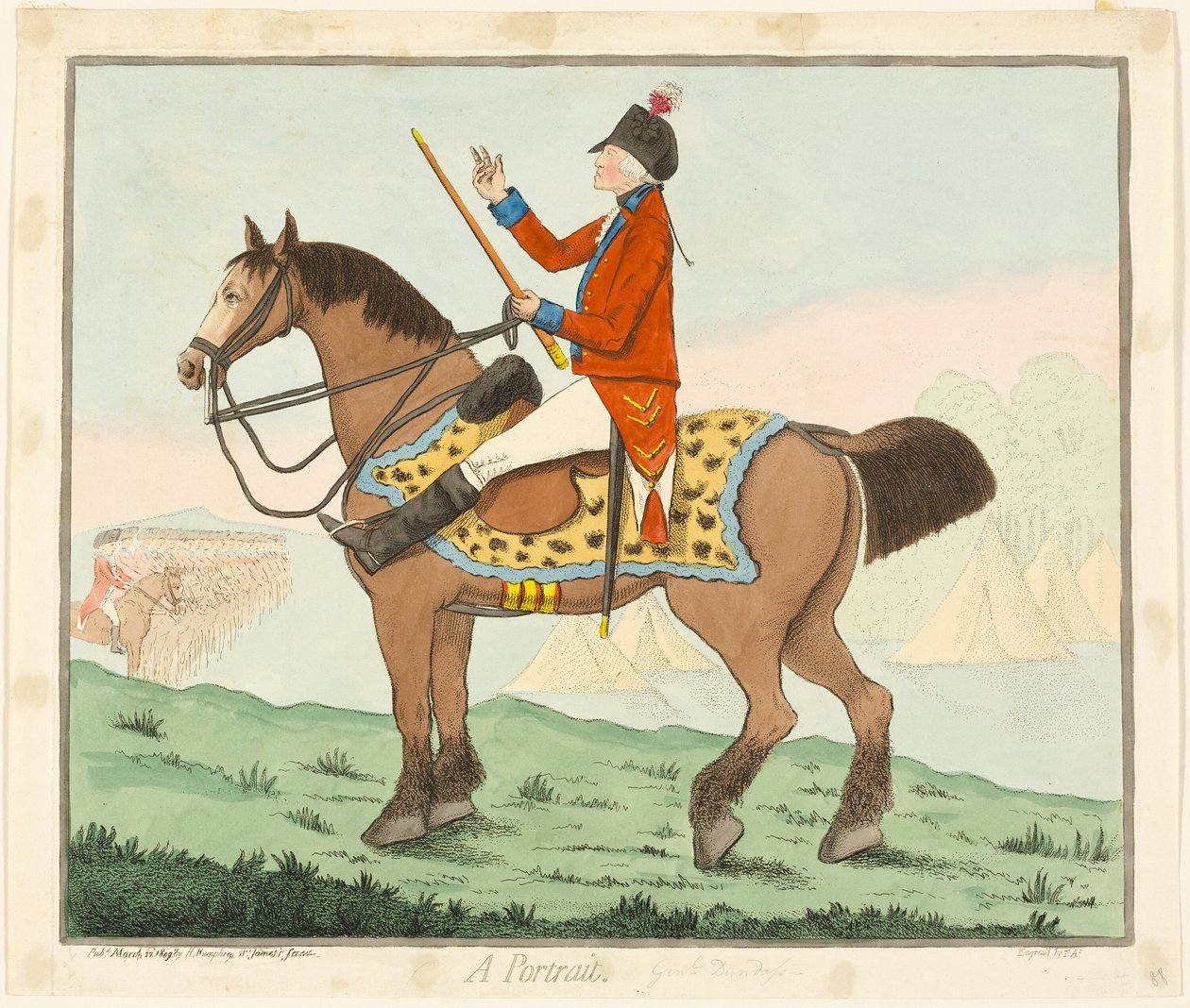 Ett porträtt av James Gillray