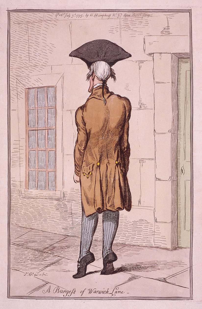 John Burges MD, 1795 av James Gillray