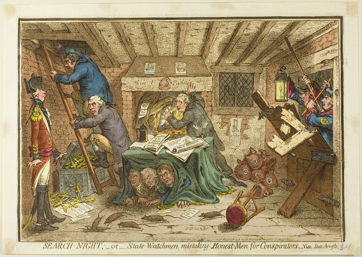 Sök-natt av James Gillray