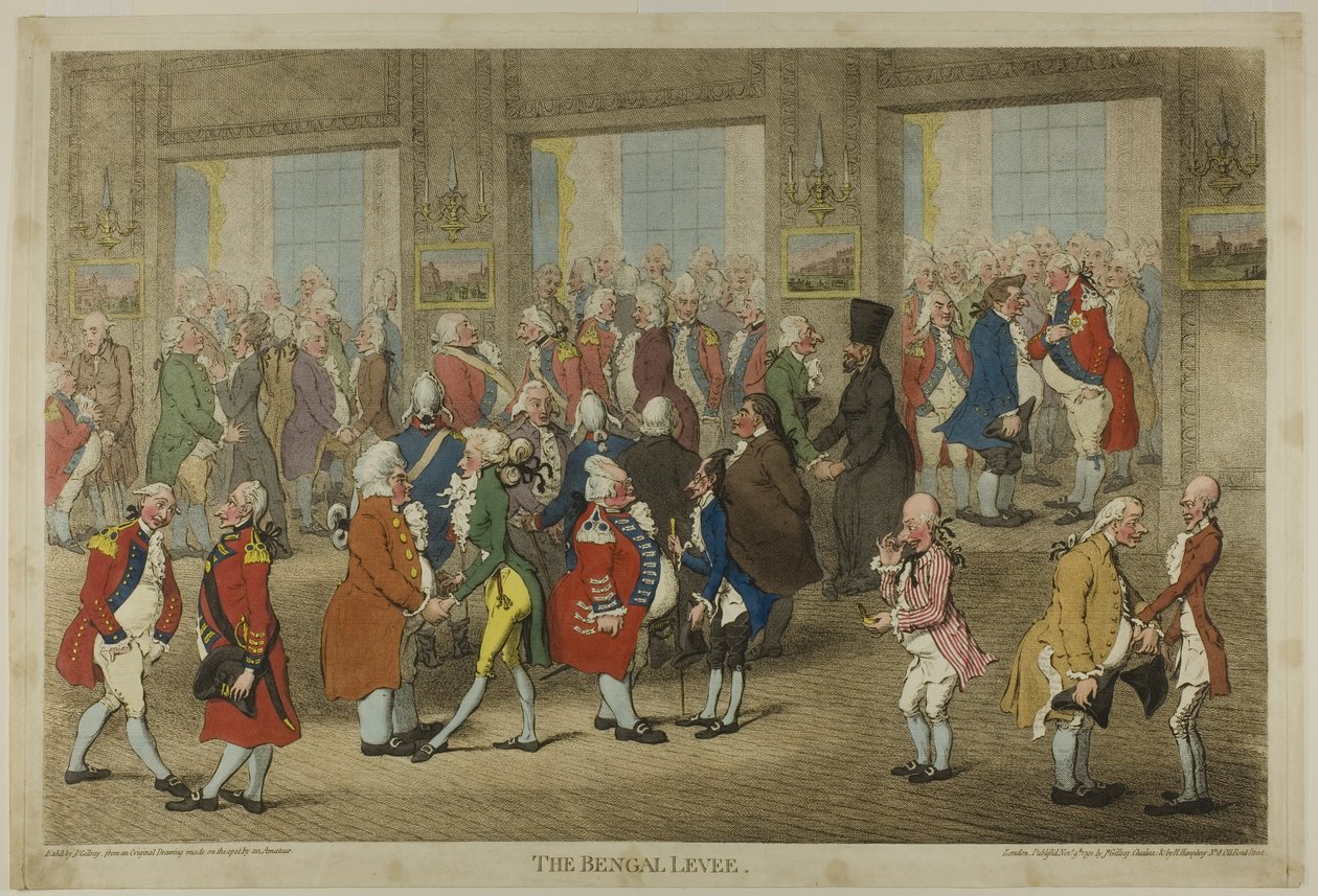 Den bengaliska vallen av James Gillray