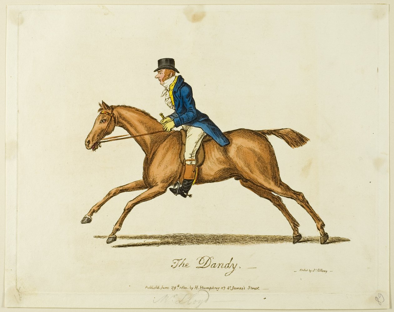 Dandyn av James Gillray
