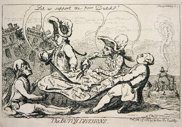 De holländska divisionerna av James Gillray