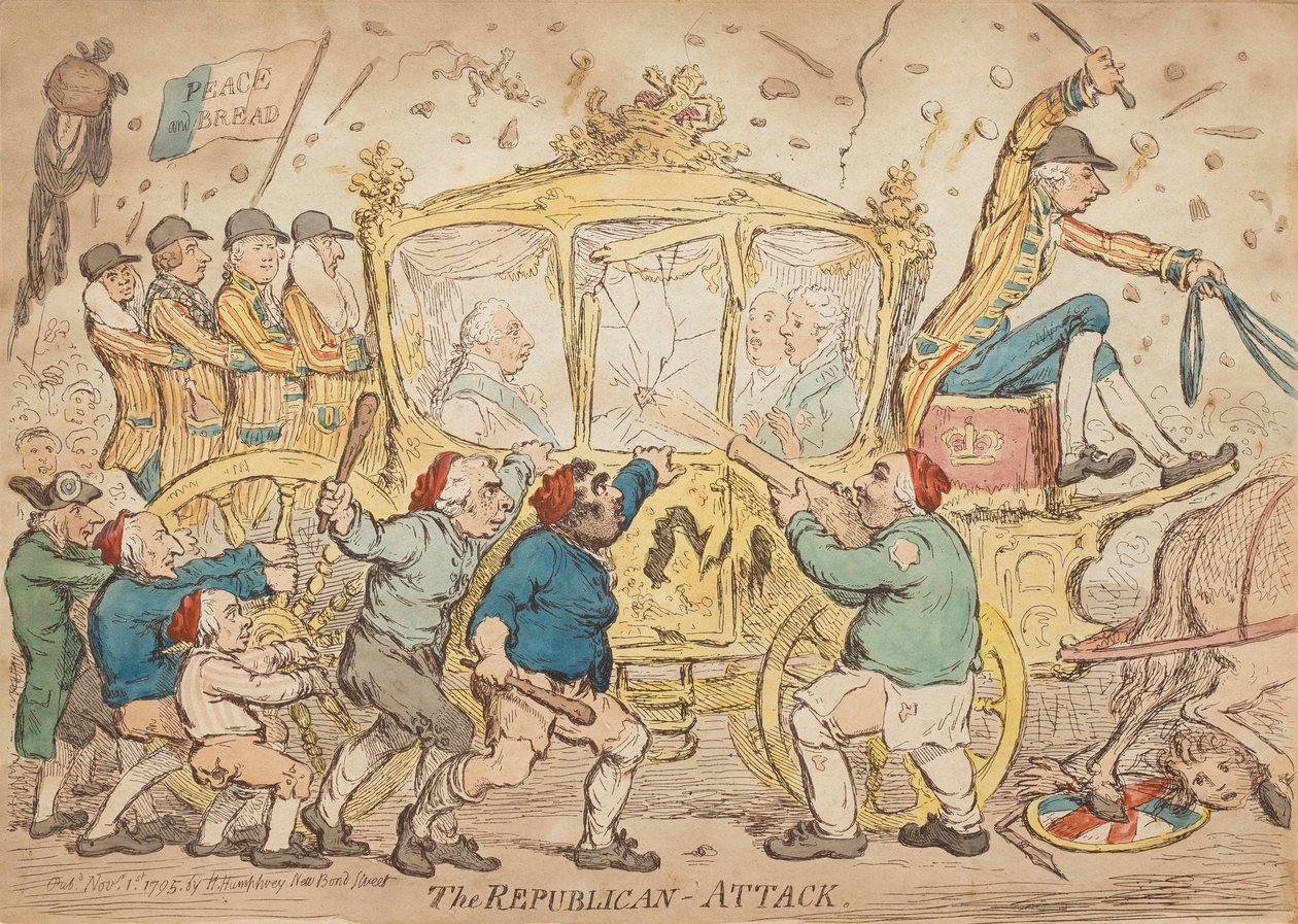 Den republikanska attacken av James Gillray