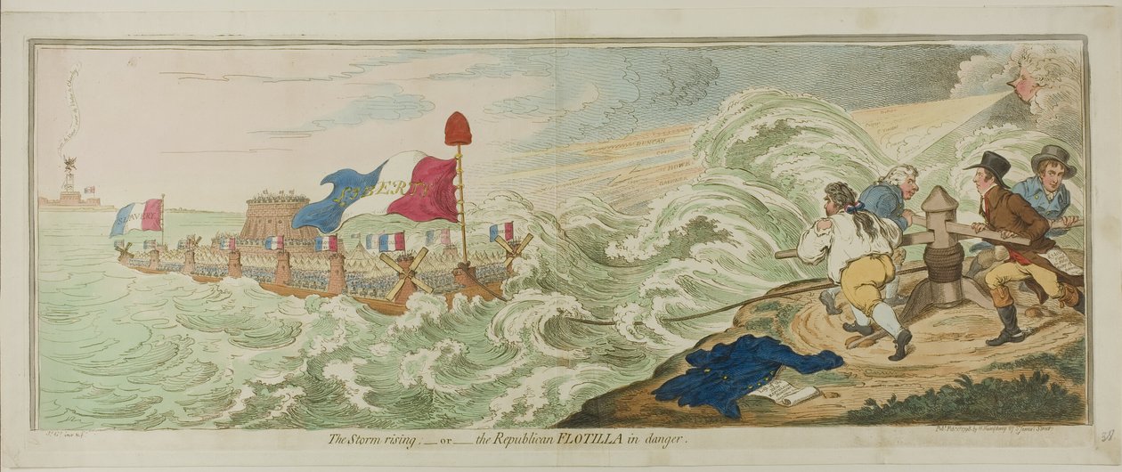 Stormen som reser sig av James Gillray